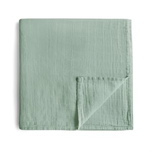 Mushie Swaddle - Roman Green